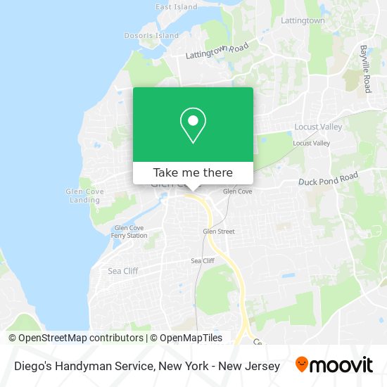 Mapa de Diego's Handyman Service