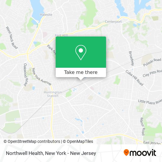 Mapa de Northwell Health