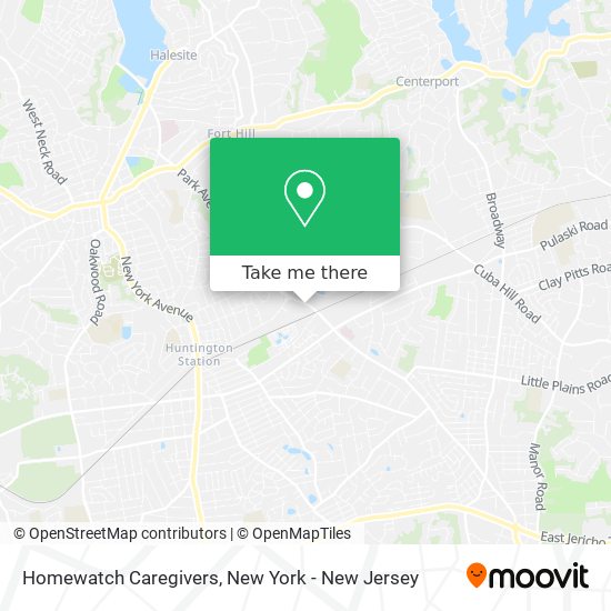 Homewatch Caregivers map