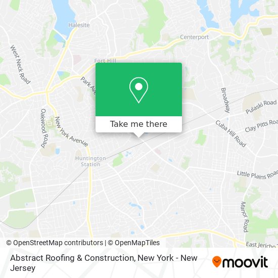 Mapa de Abstract Roofing & Construction