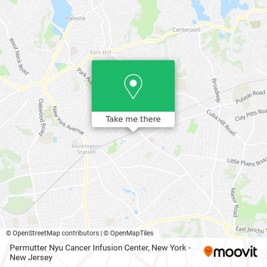 Mapa de Permutter Nyu Cancer Infusion Center