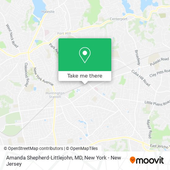 Amanda Shepherd-Littlejohn, MD map