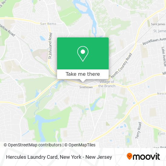 Hercules Laundry Card map