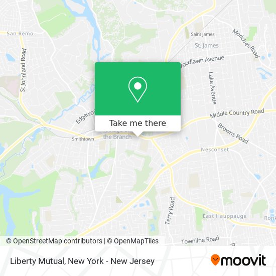 Liberty Mutual map