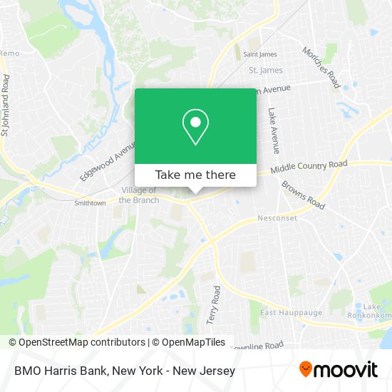 BMO Harris Bank map