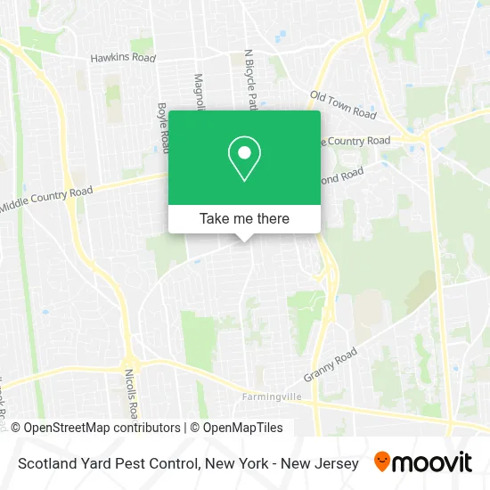 Scotland Yard Pest Control map