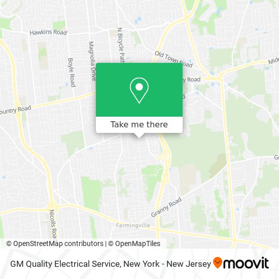 GM Quality Electrical Service map