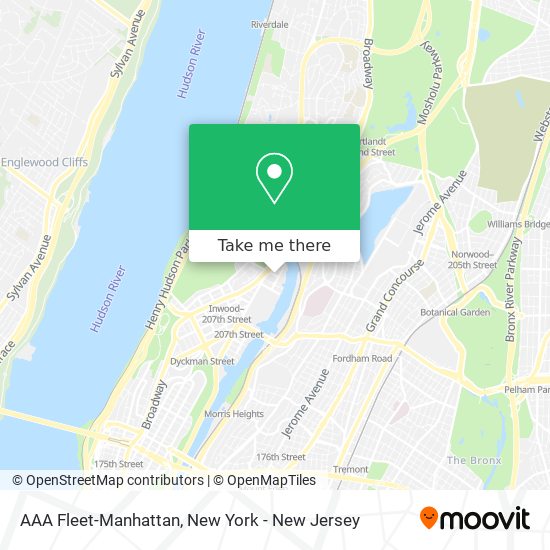 Mapa de AAA Fleet-Manhattan