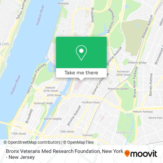 Bronx Veterans Med Research Foundation map