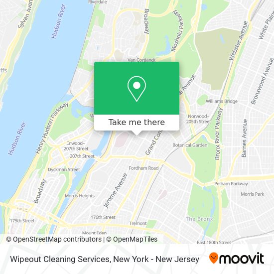 Mapa de Wipeout Cleaning Services