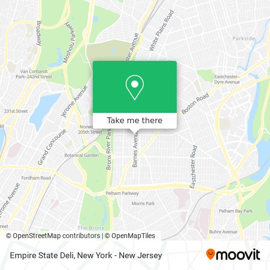 Empire State Deli map