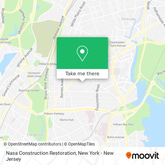 Nasa Construction Restoration map