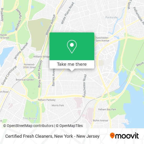 Certified Fresh Cleaners map