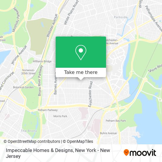 Impeccable Homes & Designs map