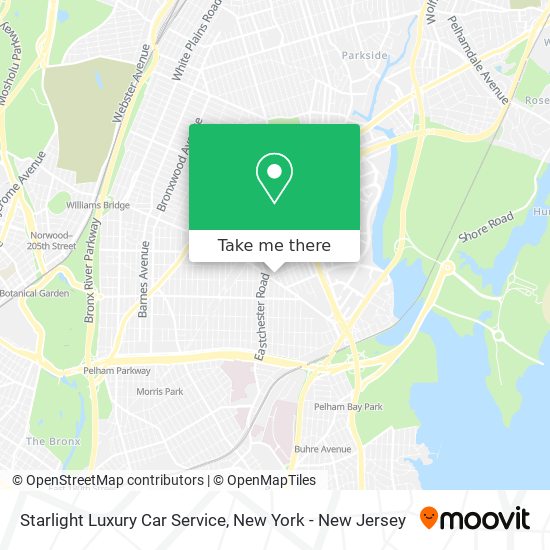 Mapa de Starlight Luxury Car Service