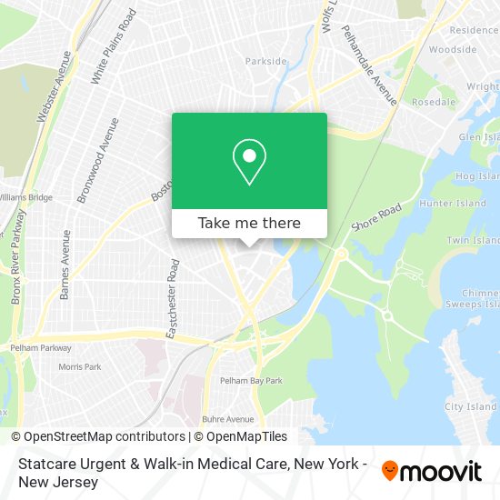 Mapa de Statcare Urgent & Walk-in Medical Care