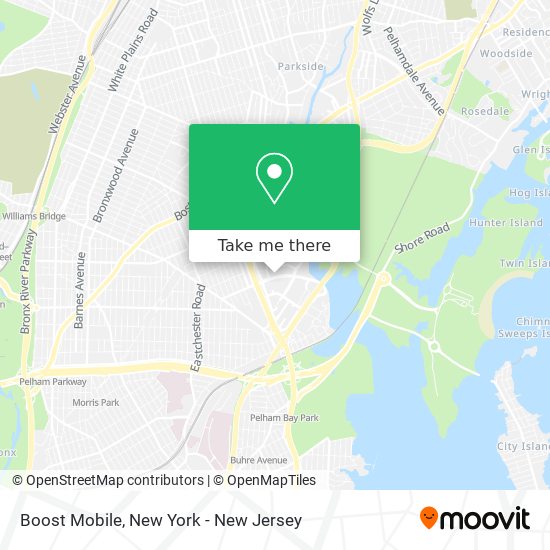 Boost Mobile map