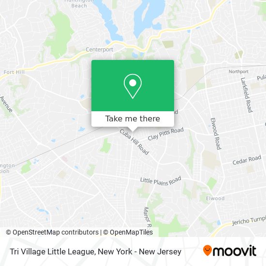 Tri Village Little League map