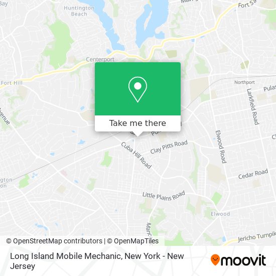 Mapa de Long Island Mobile Mechanic