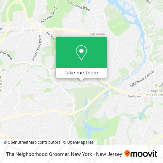 The Neighborhood Groomer map