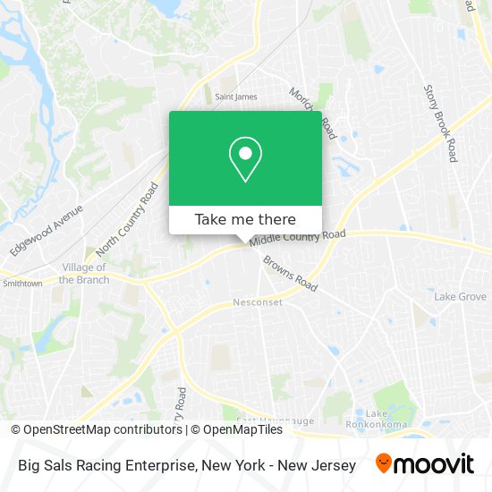 Big Sals Racing Enterprise map