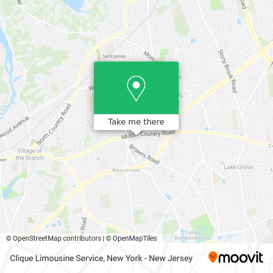 Mapa de Clique Limousine Service