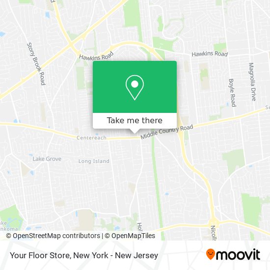 Your Floor Store map