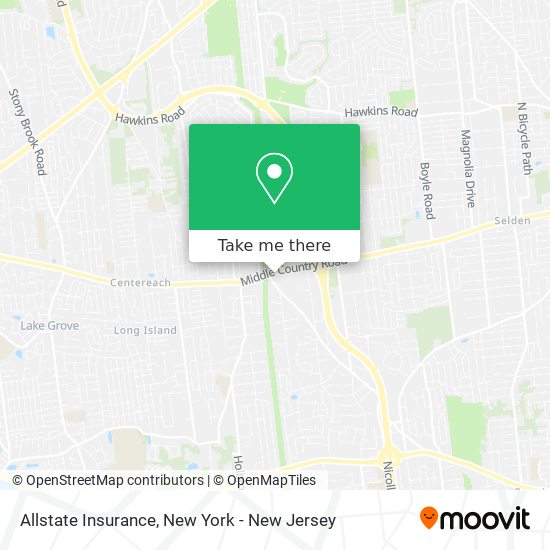 Allstate Insurance map