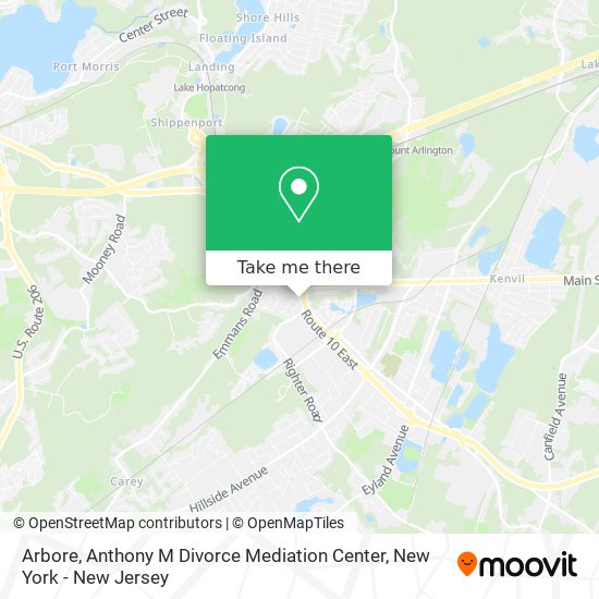 Mapa de Arbore, Anthony M Divorce Mediation Center