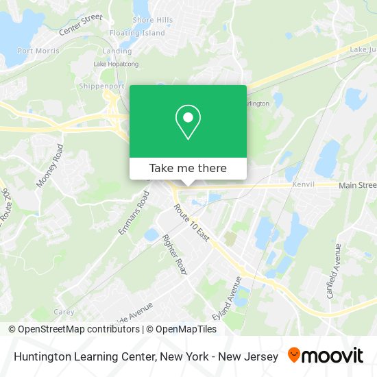 Huntington Learning Center map