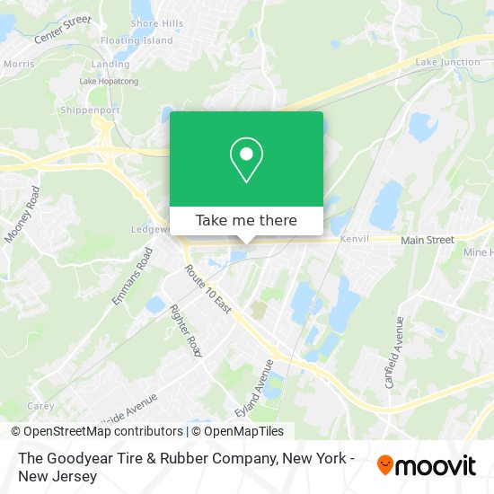 The Goodyear Tire & Rubber Company map