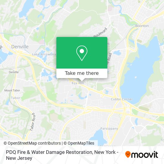 Mapa de PDQ Fire & Water Damage Restoration