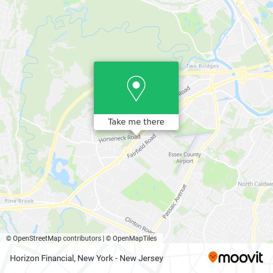 Horizon Financial map