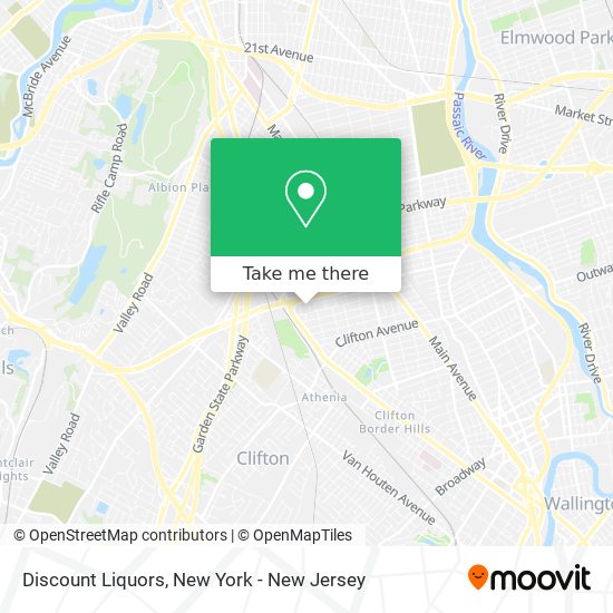 Discount Liquors map
