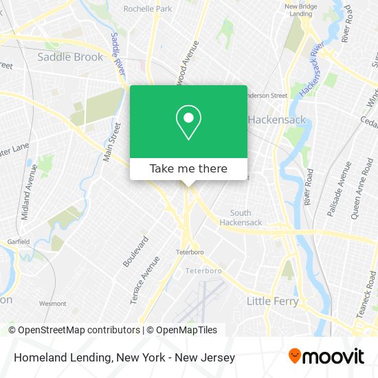 Homeland Lending map