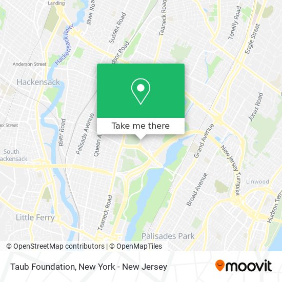 Taub Foundation map