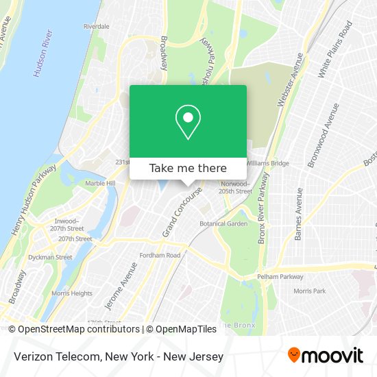 Verizon Telecom map