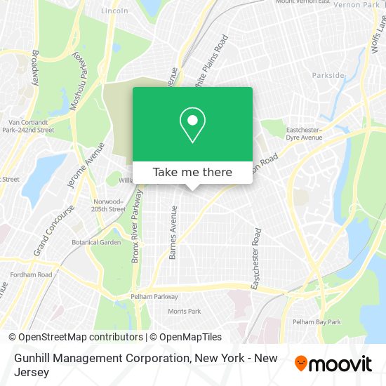 Gunhill Management Corporation map