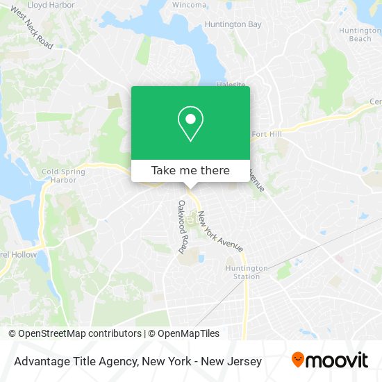 Mapa de Advantage Title Agency