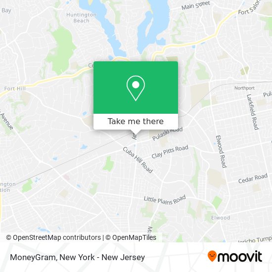 MoneyGram map