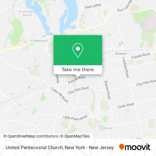 United Pentecostal Church map