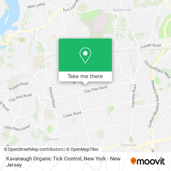 Kavanaugh Organic Tick Control map
