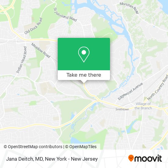 Jana Deitch, MD map