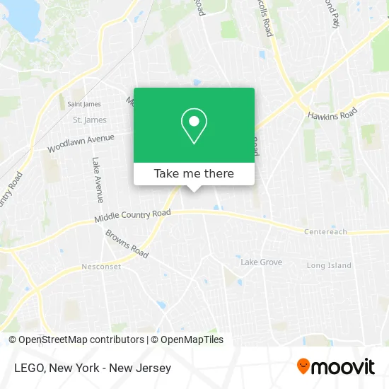 LEGO map
