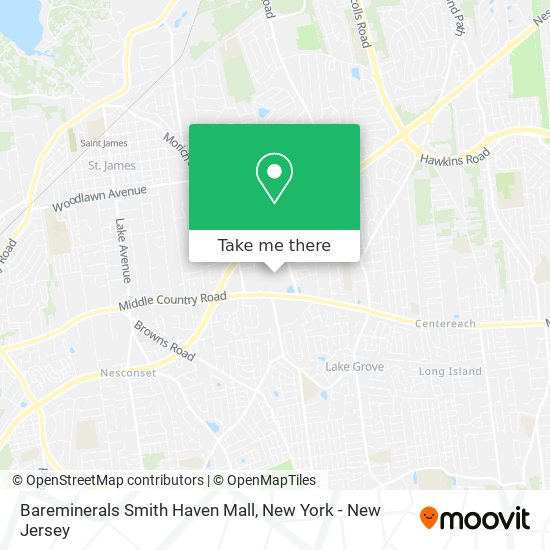 Bareminerals Smith Haven Mall map