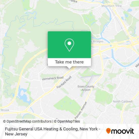 Fujitsu General USA Heating & Cooling map