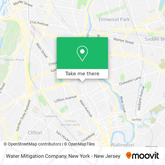 Water Mitigation Company map