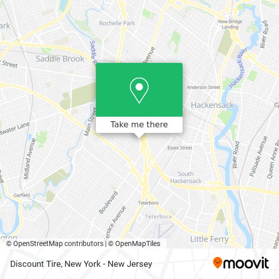 Mapa de Discount Tire