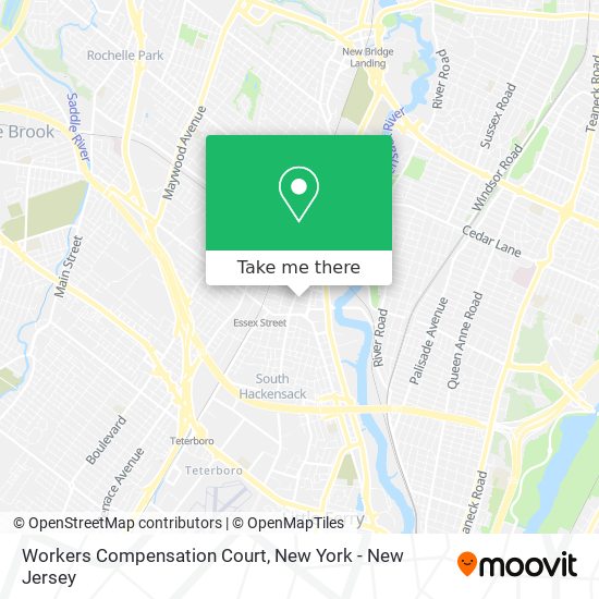 Workers Compensation Court map