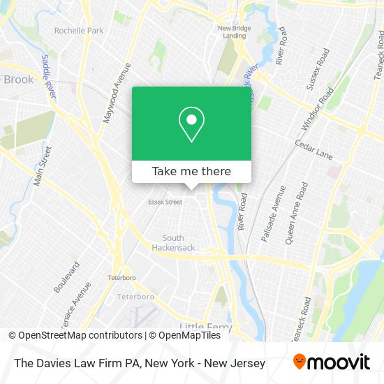 The Davies Law Firm PA map